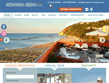 Tablet Screenshot of hotelgiovannaregina.com